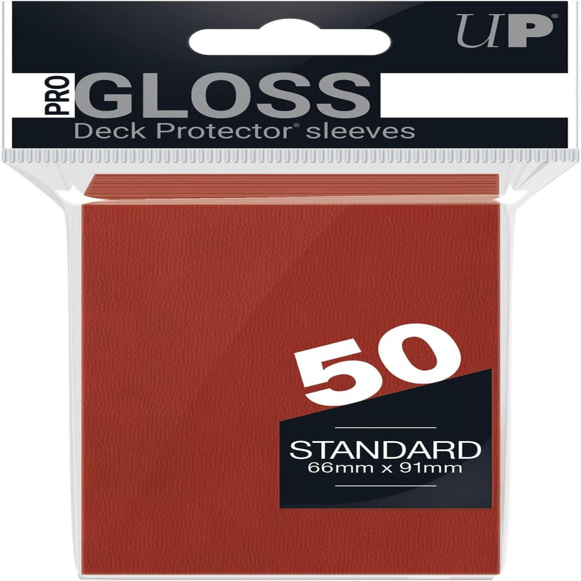 Ultra PRO Deck Protector Sleeves Solid Red