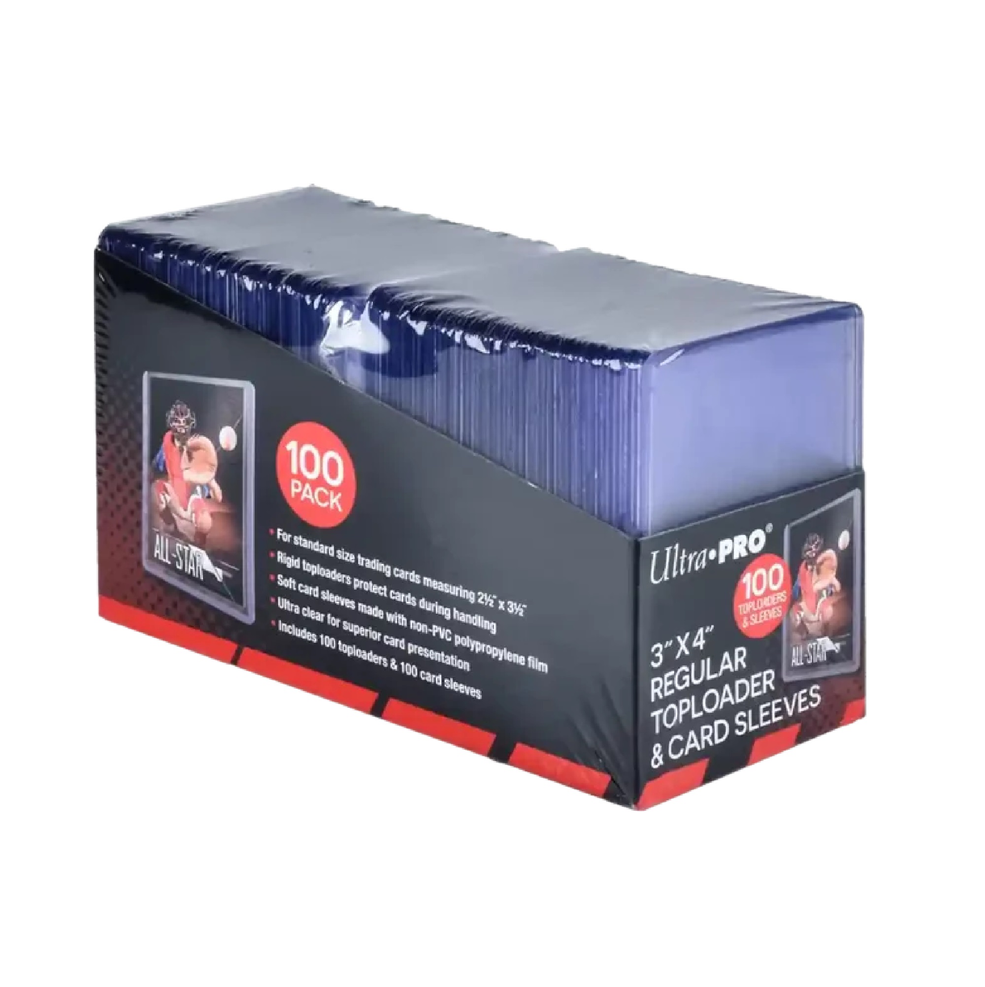 Ultra Pro Regular Toploader 35PT (100 Stück inkl Sleeves)
