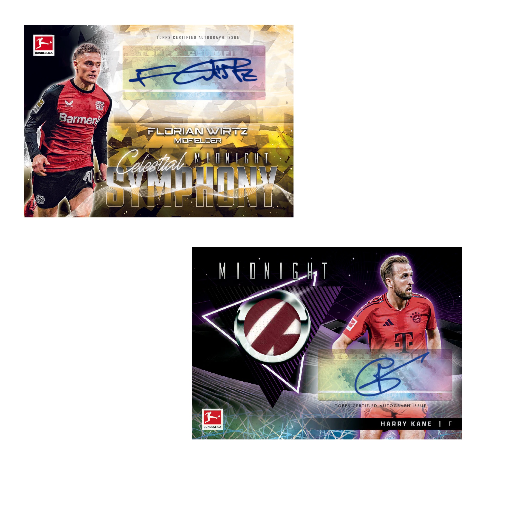 Topps 2024-25 Bundesliga Midnight Hobby Display