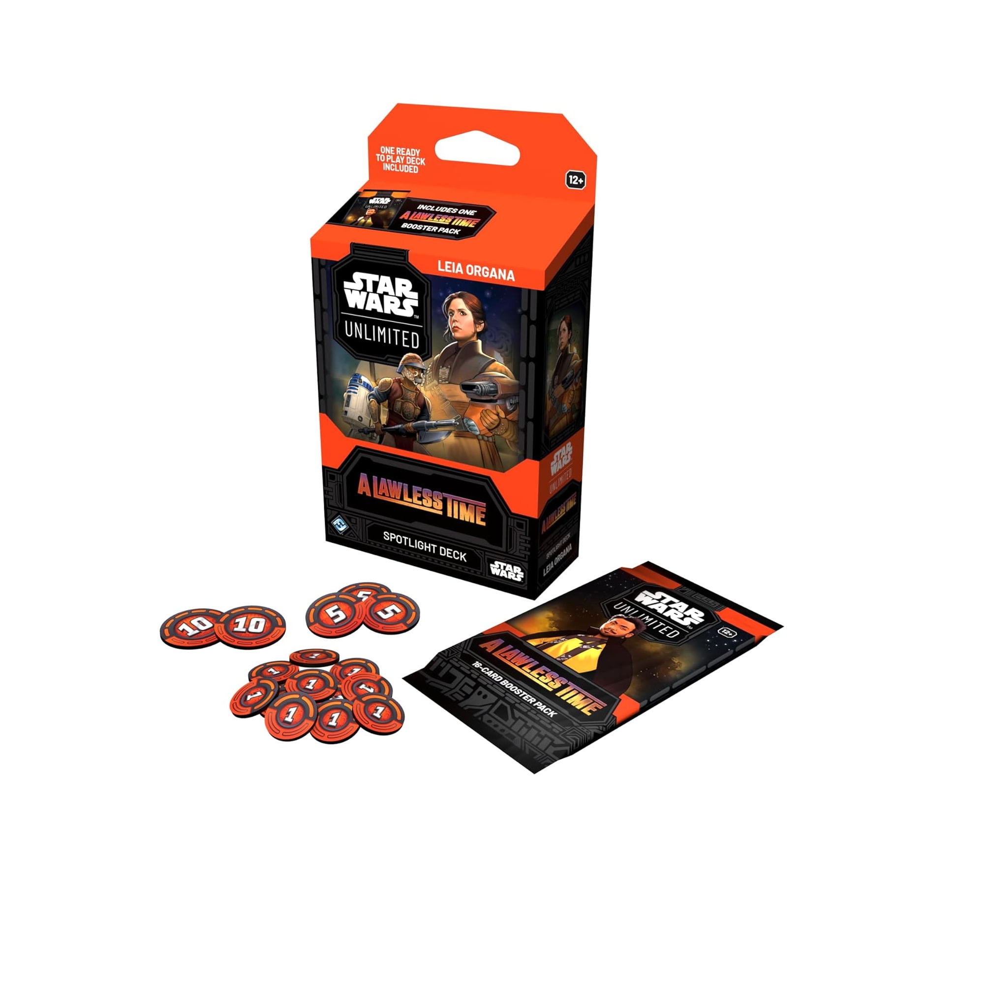 Star Wars Unlimited – Gesetzlose Zeiten Leia Organa Spotlight-Deck (Englisch)