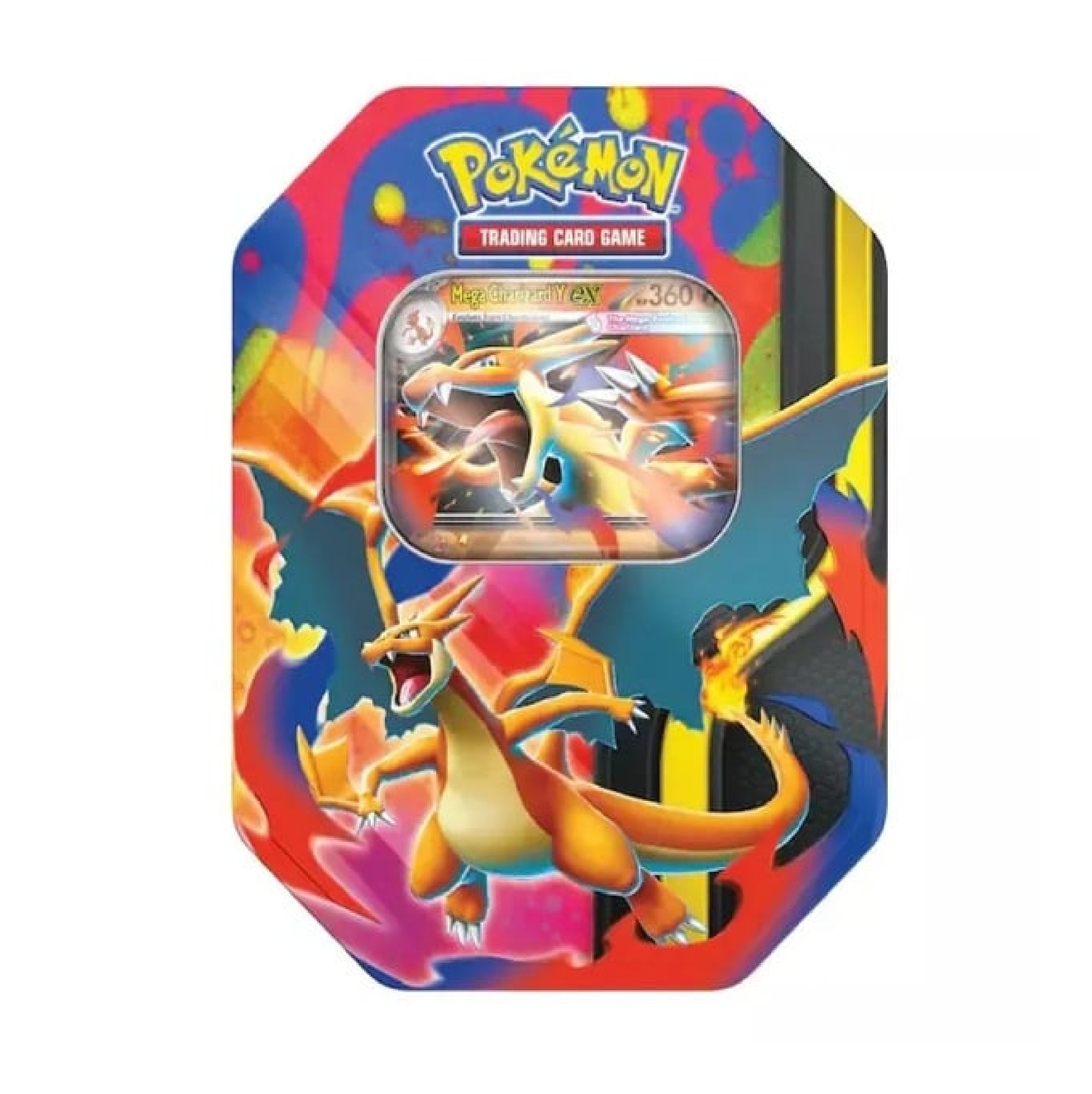 Pokemon Mega Charizard EX Tin Box sortiert (Englisch)