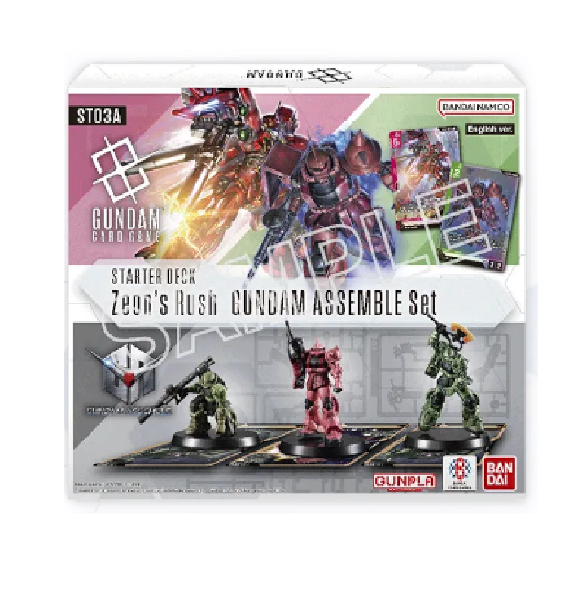 Gundam ST03A Zeon's Rush - Gundam Assemble Starter Set (Englisch)