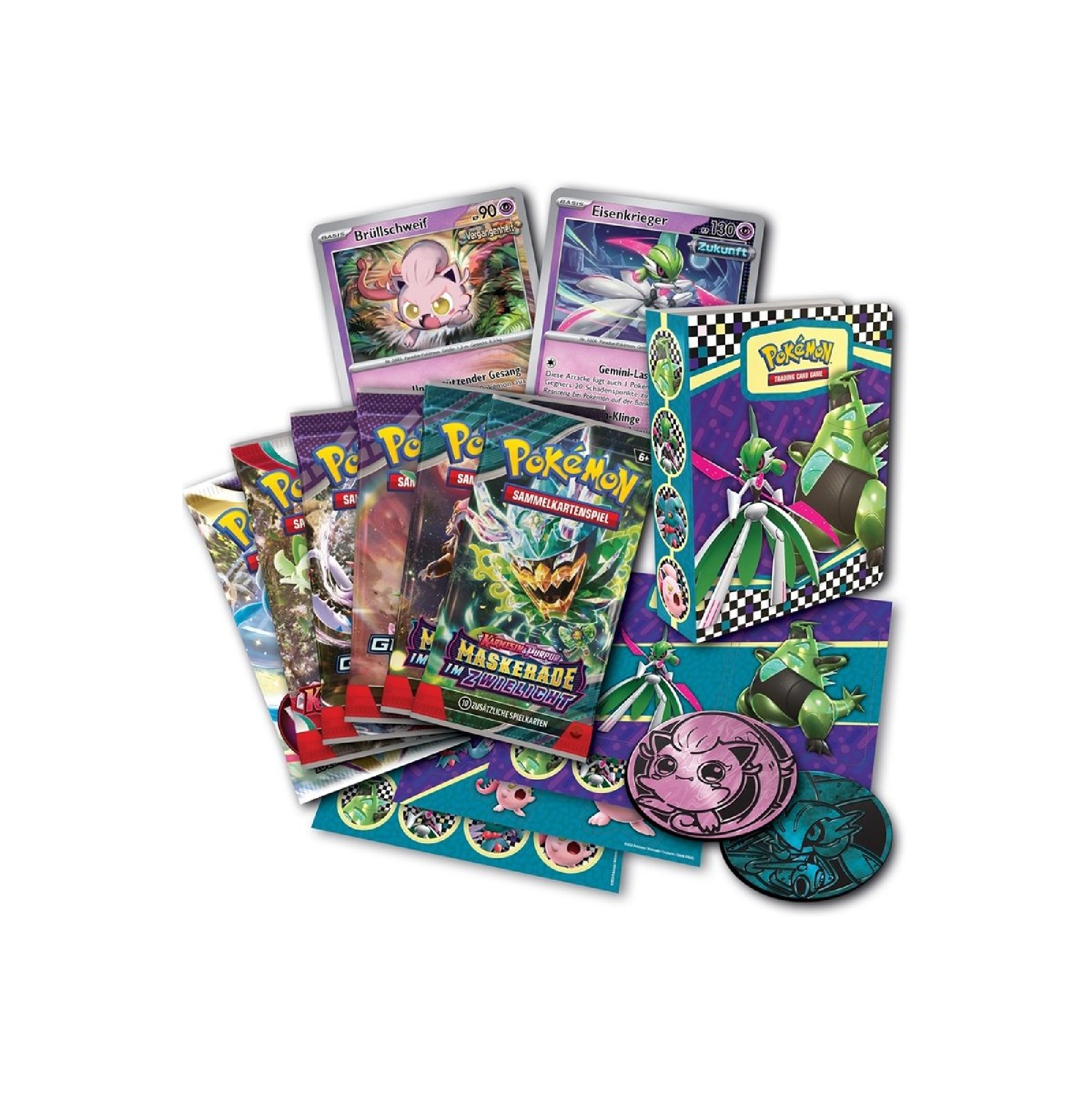 Pokemon Sammelkoffer Brüllschweif und Eisenkrieger 2024 (Deutsch)